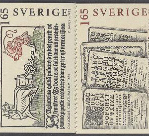 Sverige – F H 342 cyls 2 slinga Tryckerikonsten i Sverige 500 år, kpl **