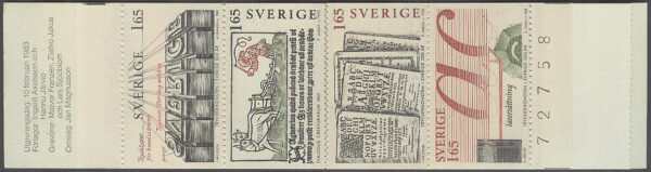 Sverige - F H 342 kn Tryckerikonsten i Sverige 500 år, kpl **