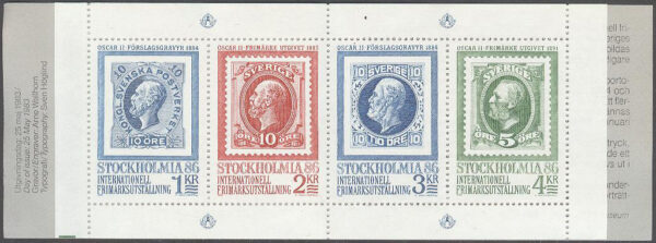 Sverige - F H 345 A 1 RT Stockholmia 86 I, kpl **