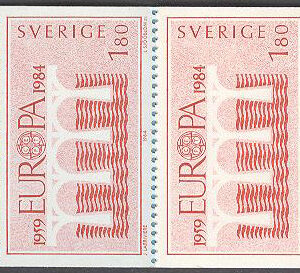 Sverige – F H 349 kn Europa CEPT 1984, kpl **