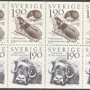 Sverige – F H 350 A kn Fjälldjur, kpl **