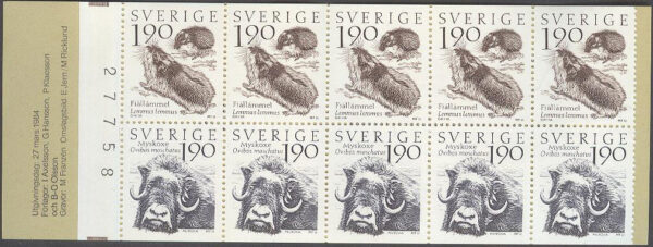 Sverige - F H 350 A kn Fjälldjur, kpl **