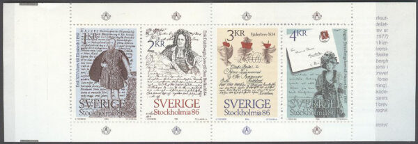Sverige - F H 353 A Stockholmia 86 II, kpl **