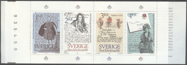 Sverige - F H 353 A kn Stockholmia 86 II, kpl **