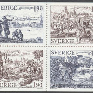 Sverige – F H 354 a Äldre städer, kpl **