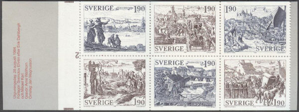 Sverige - F H 354 a cyls 2 Äldre städer, kpl **