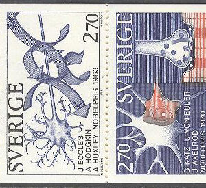 Sverige – F H 356 cyls 1 Nobelpristagare – Fysiologi & Medicin, kpl **
