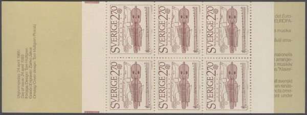 Sverige - F H 358 Europa CEPT 1985, kpl **