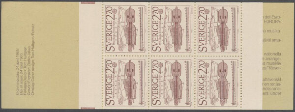 Sverige - F H 358 RT Europa CEPT 1985, kpl **