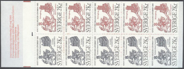 Sverige - F H 360 cyls 1 Knut den Heliges gåvobrev, kpl **