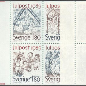 Sverige – F H 362:1 RT Julpost 1985, kpl **