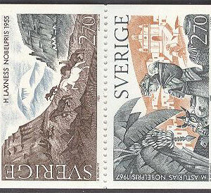 Sverige – F H 363 cyls 2 fot Nobelpristagare – Litteratur, kpl **