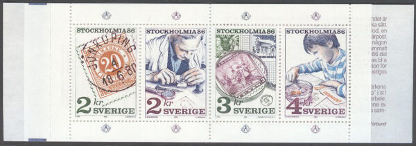 Sverige - F H 364 A regm 7,5 mm Stockholmia 86 IV, kpl **