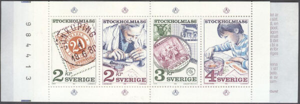 Sverige - F H 364 A kn regm 6 mm Stockholmia 86 IV, kpl **