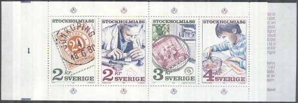 Sverige - F H 364 A cyls 1 regm 6 mm Stockholmia 86 IV, kpl **