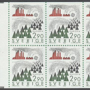Sverige – F H 370 Europa CEPT 1986 Natur- & Miljöskydd, kpl **
