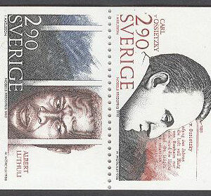 Sverige – F H 373 A1 cyls 2 fot Nobelpristagare – Fred, kpl **