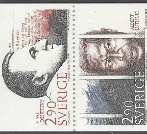 Sverige – F H 373 A1 RT Nobelpristagare – Fred, kpl **