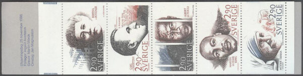 Sverige - F H 373 A1 RT Nobelpristagare - Fred, kpl **