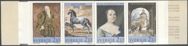 Sverige - F H 378 Konst på Gripsholms slott, kpl **