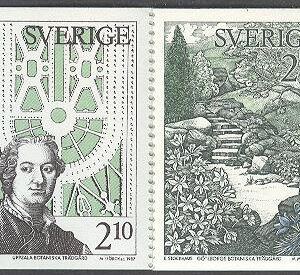 Sverige – F H 380 cyls 1 Botaniska trädgårdar, kpl **