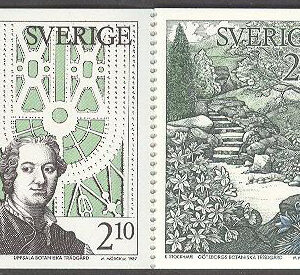 Sverige – F H 380 kn Botaniska trädgårdar, kpl **