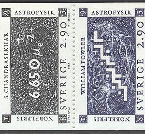 Sverige – F H 382 Nobelpristagare – Astrofysik, kpl **