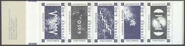 Sverige - F H 382 Nobelpristagare - Astrofysik, kpl **