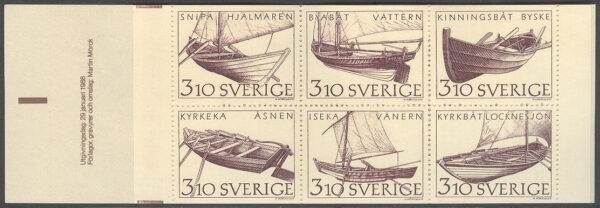 Sverige - F H 383 Inlandets båtar, kpl **