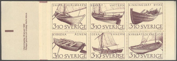 Sverige - F H 383 RT Inlandets båtar, kpl **