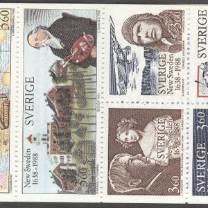 Sverige – F H 384:1 New Sweden 1638-1988, kpl **