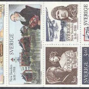 Sverige – F H 384:1 RT New Sweden 1638-1988, kpl **