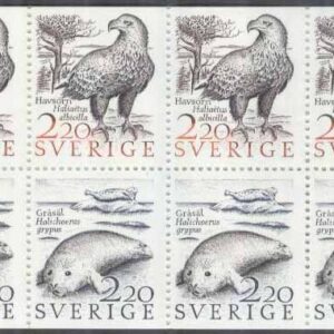Sverige – F H 385 B cyls 1 + kn Kusthavet, kpl ** DUBBEL