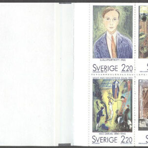 Sverige – F H 387 Svenska konstnärer i Paris, kpl **