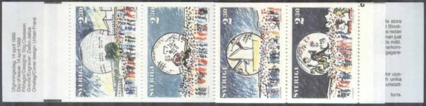 Sverige - F H 393 cyls 2 slinga + RT Globen, kpl ** DUBBEL