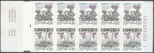 Sverige - F H 398 cyls 1 Nationalparker I, kpl **