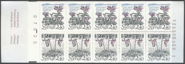 Sverige - F H 398 cyls 1 + kn Nationalparker I, kpl ** DUBBEL