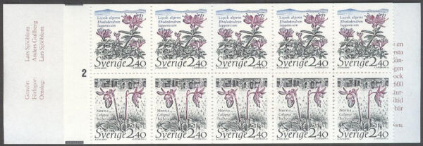 Sverige - F H 398 cyls 2 Nationalparker I, kpl **
