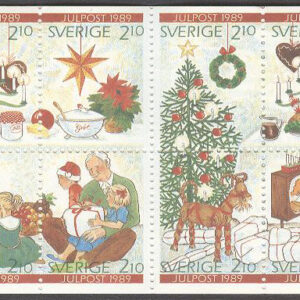 Sverige – F H 401 A1 RT defekt regm Julpost 1990, kpl **
