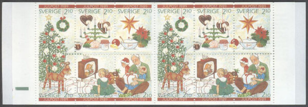 Sverige - F H 401 A1 RT defekt regm Julpost 1990, kpl **
