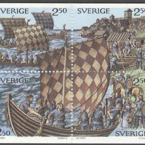 Sverige – F H 404 cyls 2 Vikingar, kpl **
