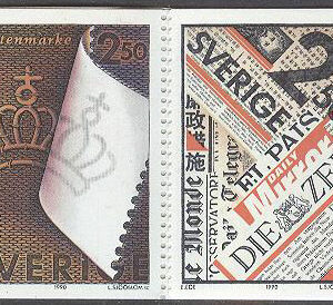 Sverige – F H 407 Bb kn Massa och papper, kpl **