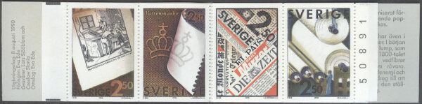 Sverige - F H 407 Bb kn Massa och papper, kpl **