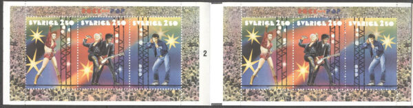 Sverige - F H 418 cyls 2 Rock och Pop, kpl **