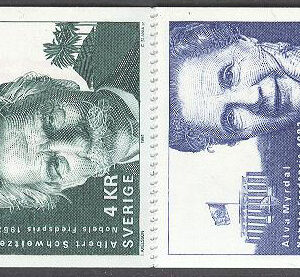 Sverige – F H 420 Nobelpristagare – Fred, kpl **