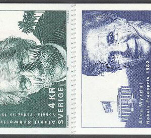Sverige – F H 420 cyls 1 Nobelpristagare – Fred, kpl **
