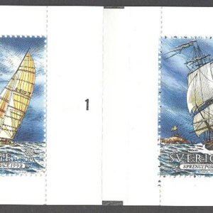 Sverige – F H 425 cyls 1 + kn Europa CEPT 1992 Columbus, kpl ** DUBBEL