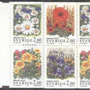 Sverige – F H 436 cyls 2 + kn Rabattfrimärken XV – Sommar, kpl ** DUBBEL