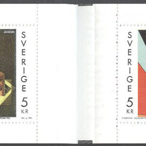 Sverige – F H 437 Europa CEPT 1993 – Samtida Konst, kpl **