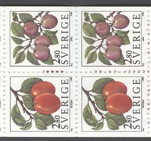 Sverige – F H 443 Plommon, kpl **